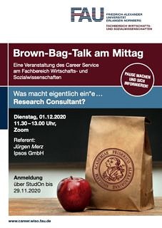 Zum Artikel "Was macht eigentlich ein*e… Research Consultant? – Digitaler Brown-Bag Talk am 01.12.2020"