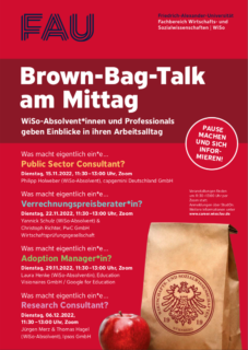 Zum Artikel "Was macht ein*e…Research Consultant? – Brown Bag Talk am 06. Dezember"