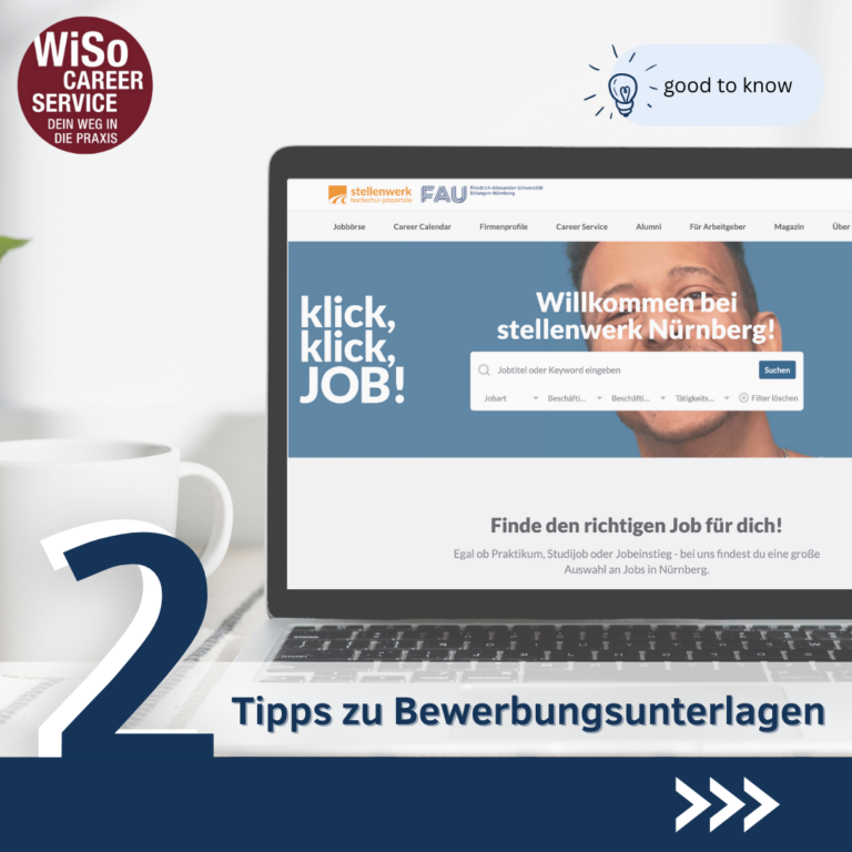 Info-Reihe II : Tipps zu den Bewerbungsunterlagen