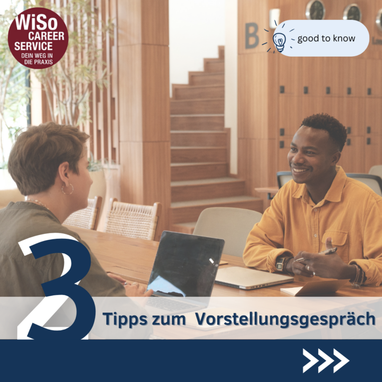 Info-Reihe III: Tipps zum Vorstellungsgespräch